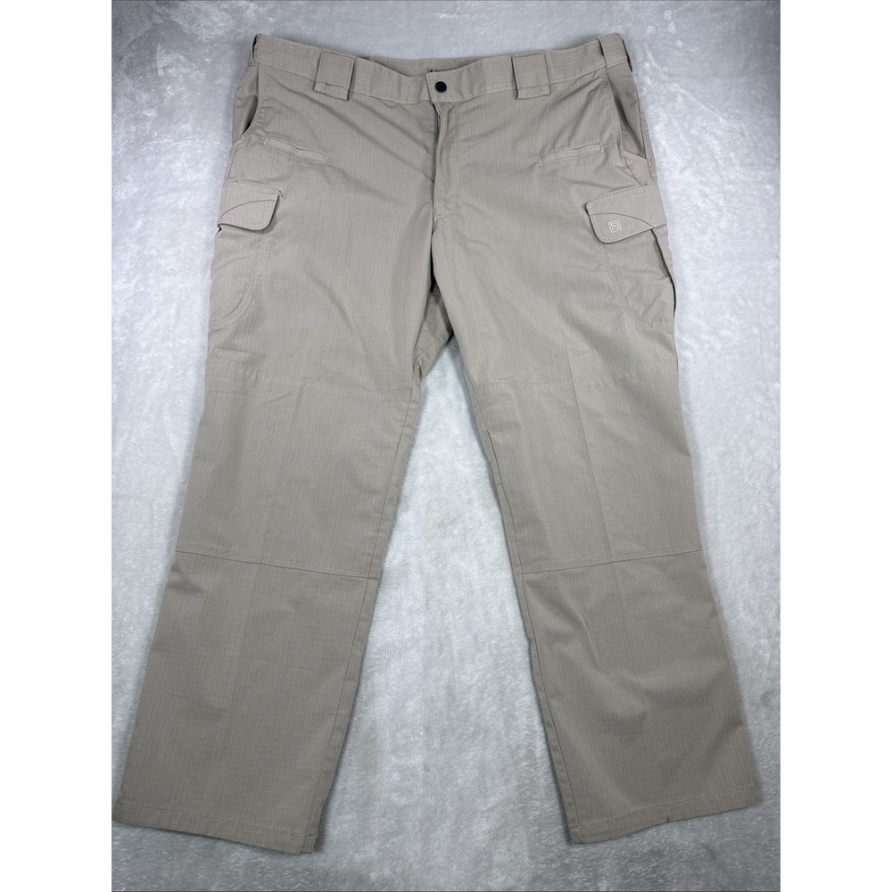5.11 Tactical Pants Mens Stryke Regular Fit Cargo Ripstop Khaki Tan 44X30